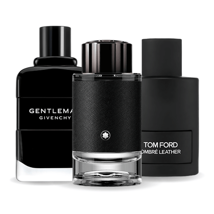 Zestaw: TOM FORD OMBRE LEATHER, GIVENCHY GENTLEMAN, MONTBLANC EXPLORER