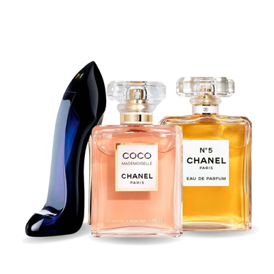Zestaw: GOOD GIRL, COCO MADEMOISELLE, CHANEL Nº5